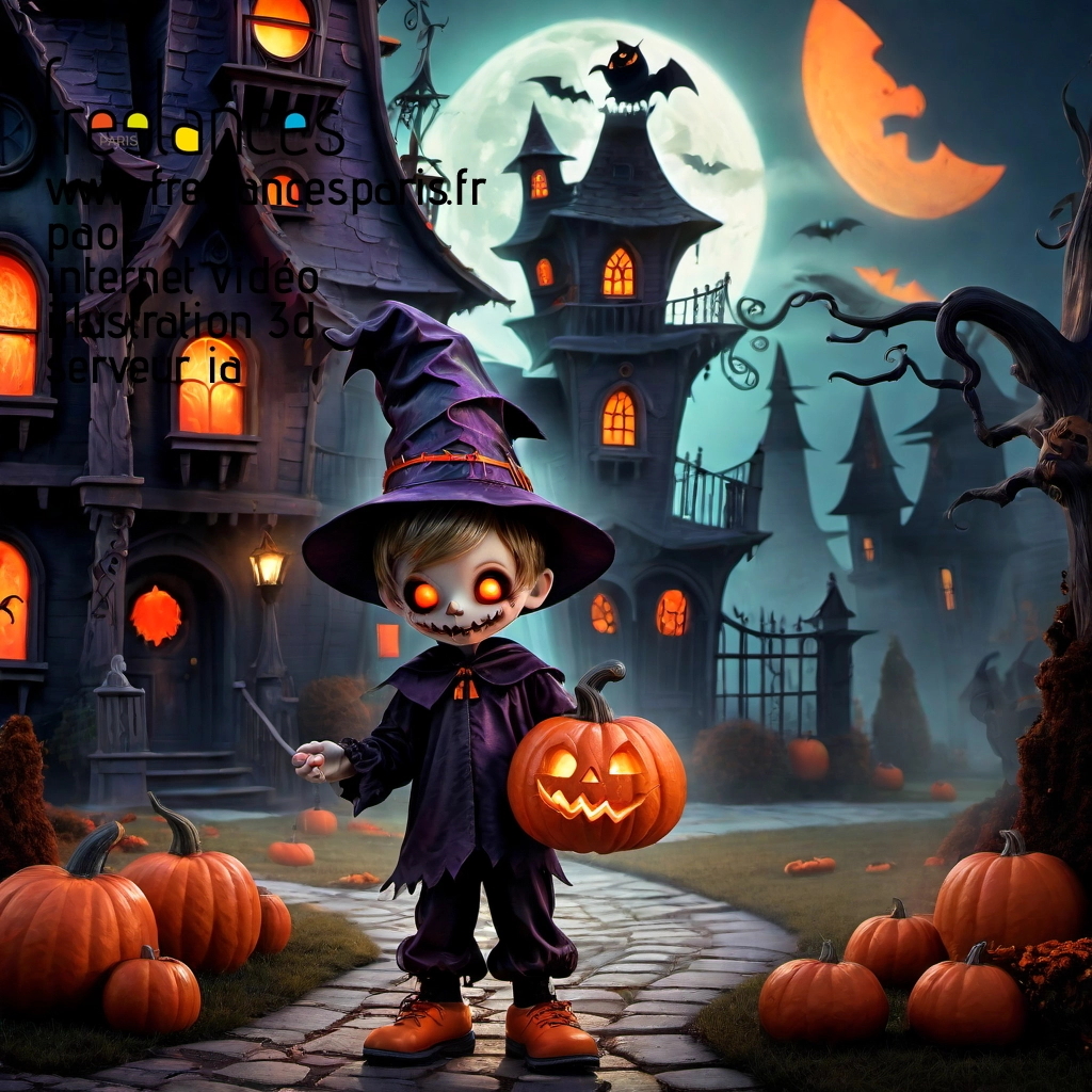 Pao mise en page internet vidéo illustration 3d serveur IA générative AI freelance paris studio de création magazines rj533a00